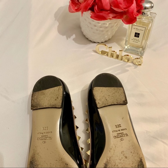 Valentino Rockstud Ballerina Flat - Picture 5 of 6